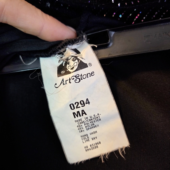 Shimmering Black Jumpsuit with Flowing Sleeves - Picture 5 of 10